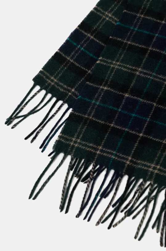 Barbour eșarfă de lână USC0001 verde AA00