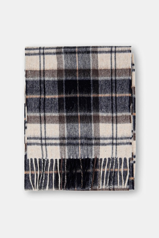 Barbour szalik wełniany USC0002 brązowy AA00