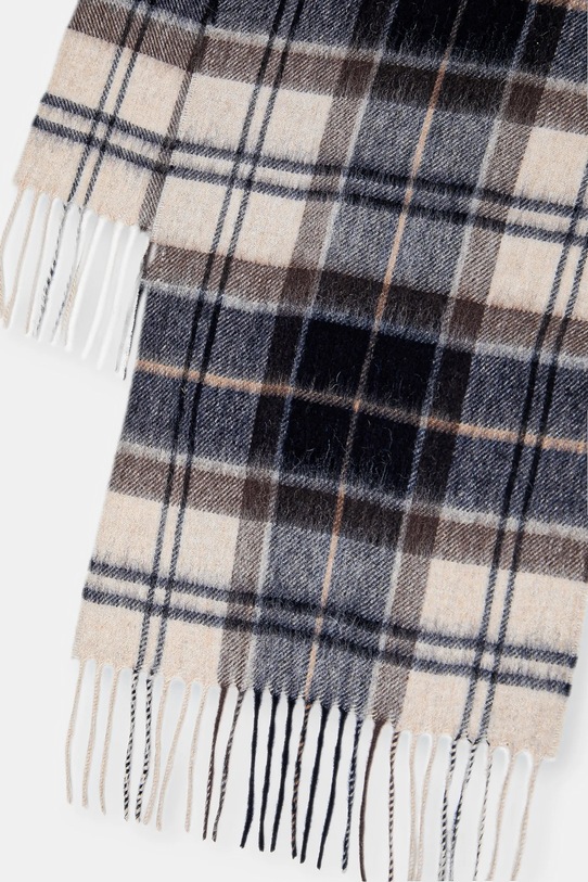 Akcesoria Barbour szalik wełniany USC0002 brązowy