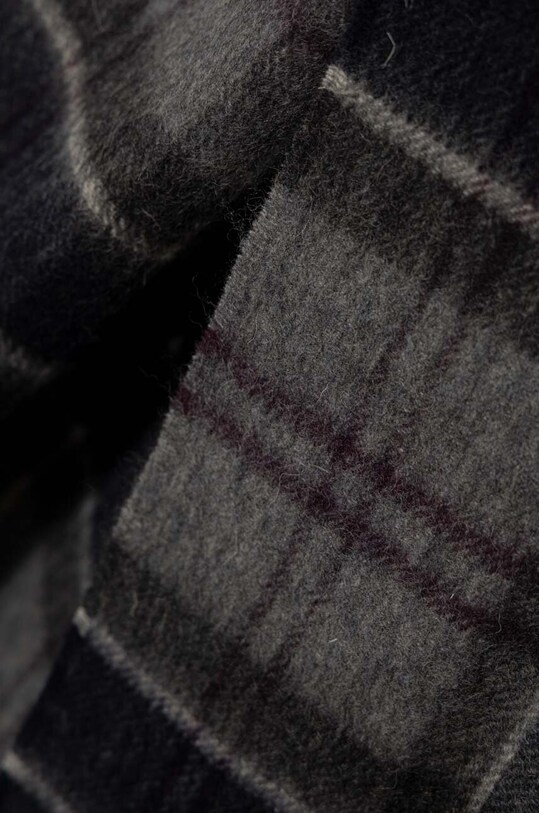 Вовняний шарф Barbour USC0002 сірий AA00