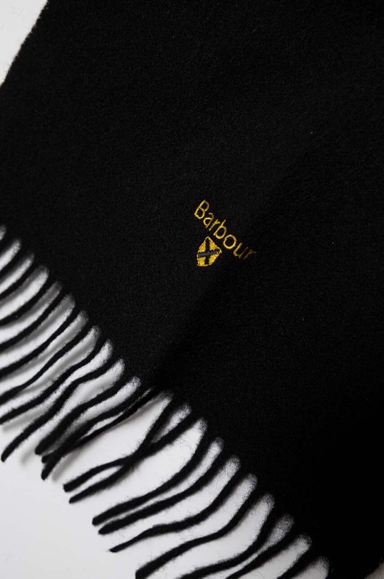 Вълнен шал Barbour USC0008 черен AA00