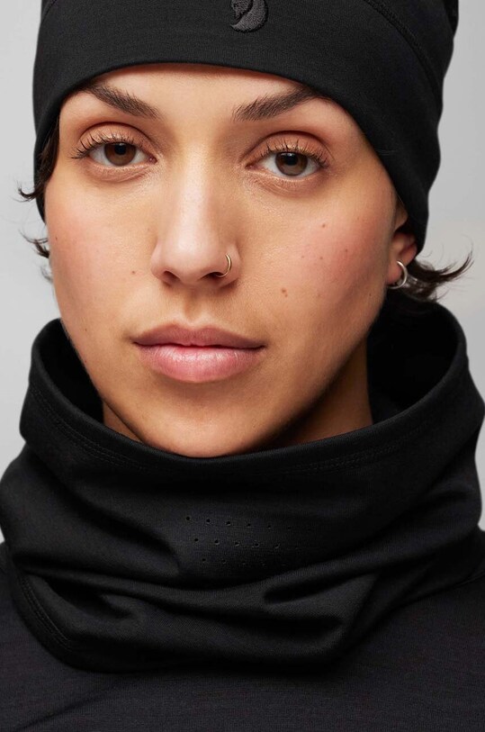 Fjallraven wool blend buff Keb Fleece Neck Gaiter F86998.550 black AW23