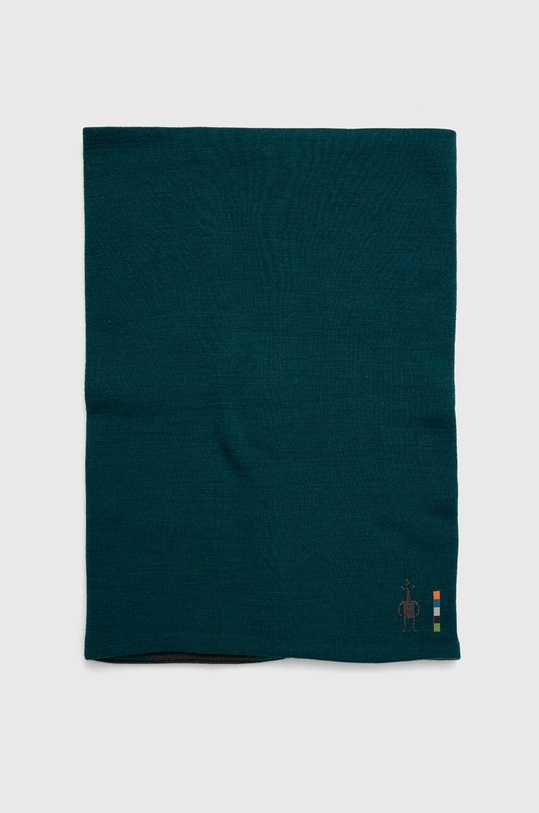 Oboustranný nákrčník Smartwool Thermal Merino Reversible pletenina tyrkysová SW017071