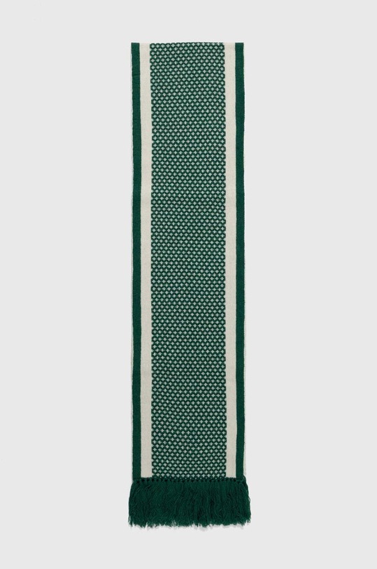 Accessori Drôle de Monsieur sciarpa in lana L'Écharpe Jacquard C.SF109.WO018.GN verde