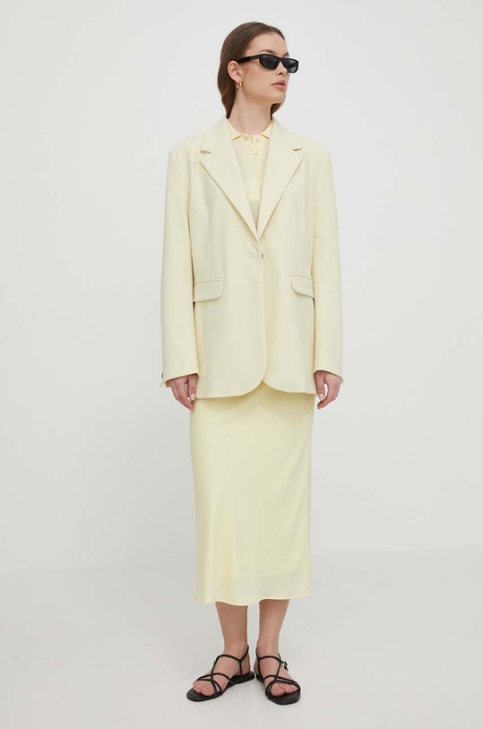 Sukňa Calvin Klein K20K203514 žltá AW23