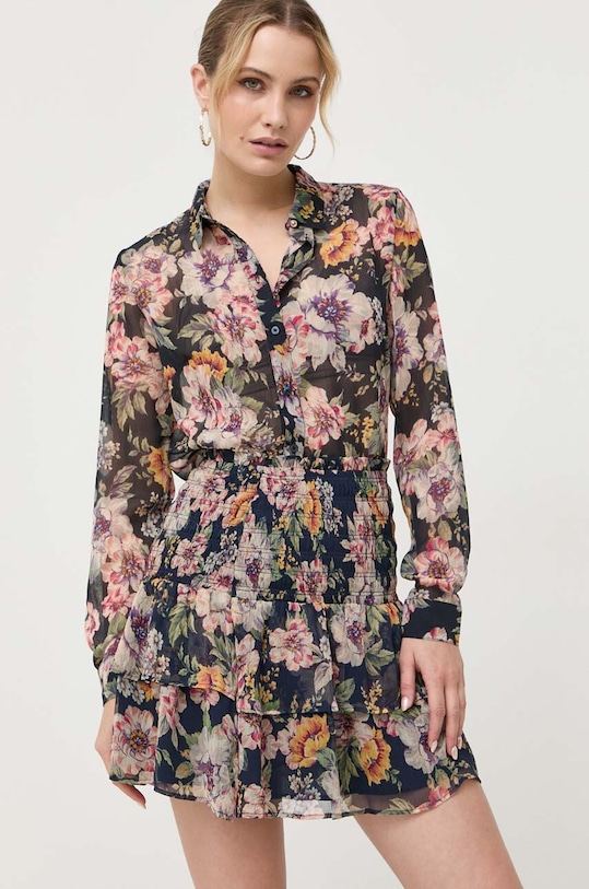 Guess szoknya mintás sötétkék W3YD56.WDW52