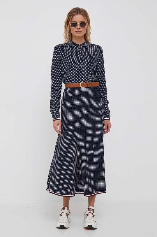 Suknja Tommy Hilfiger WW0WW39056 mornarsko plava AW23