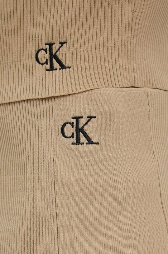 Φούστα Calvin Klein Jeans μπεζ J20J221437