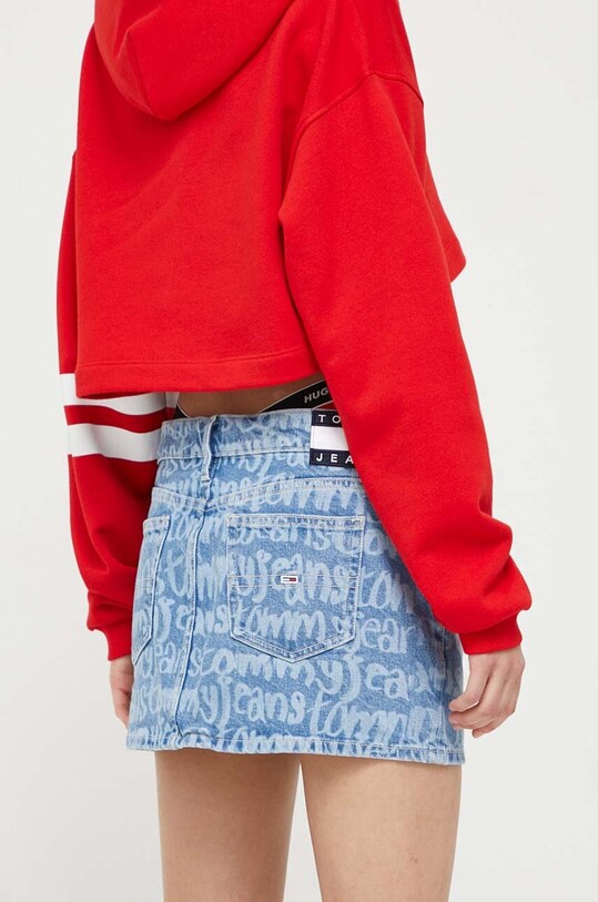 Îmbrăcăminte Tommy Jeans fustă din denim DW0DW16069 albastru