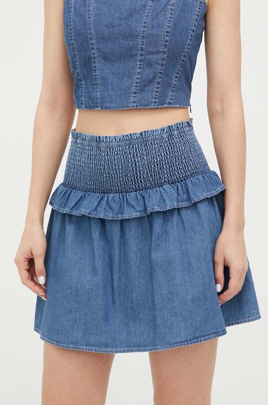 Τζιν φούστα DKNY casual μπλε E3DNYSDH