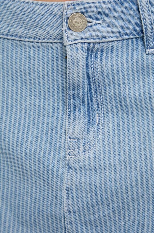 Τζιν φούστα Hollister Co. KI343.3084.280 μπλε