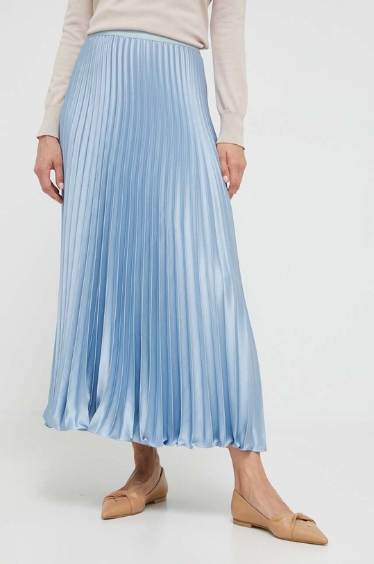 Sukně Weekend Max Mara midi modrá 2351060839600