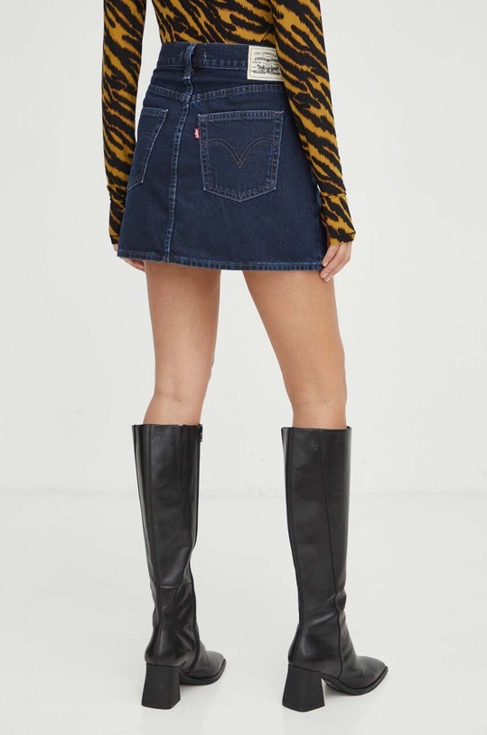 Odzież Levi's spódnica jeansowa A6161.0000 granatowy