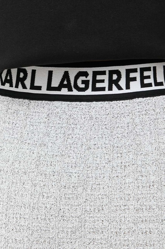 Sukňa Karl Lagerfeld sivá 235W1204
