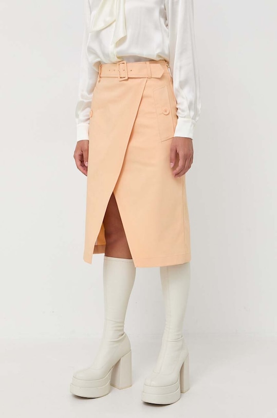 Patrizia Pepe spódnica 8G0337.A301 pomarańczowy AW23