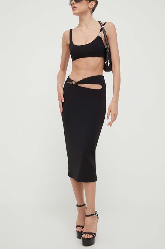 Patrizia Pepe spódnica z elastanem czarny 8G0357.A6F5