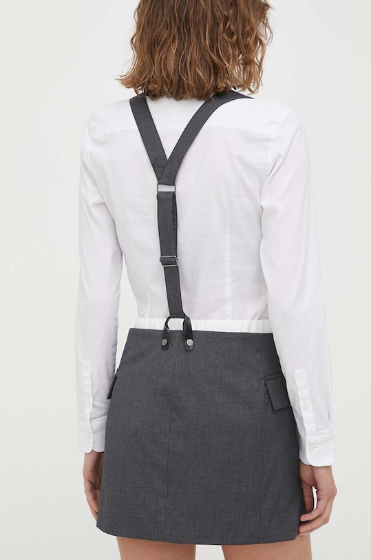 Odzież Remain spódnica z domieszką wełny 500361514 szary