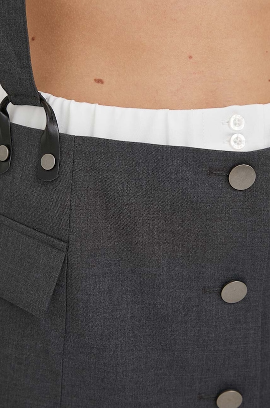 Remain spódnica z domieszką wełny 500361514 szary