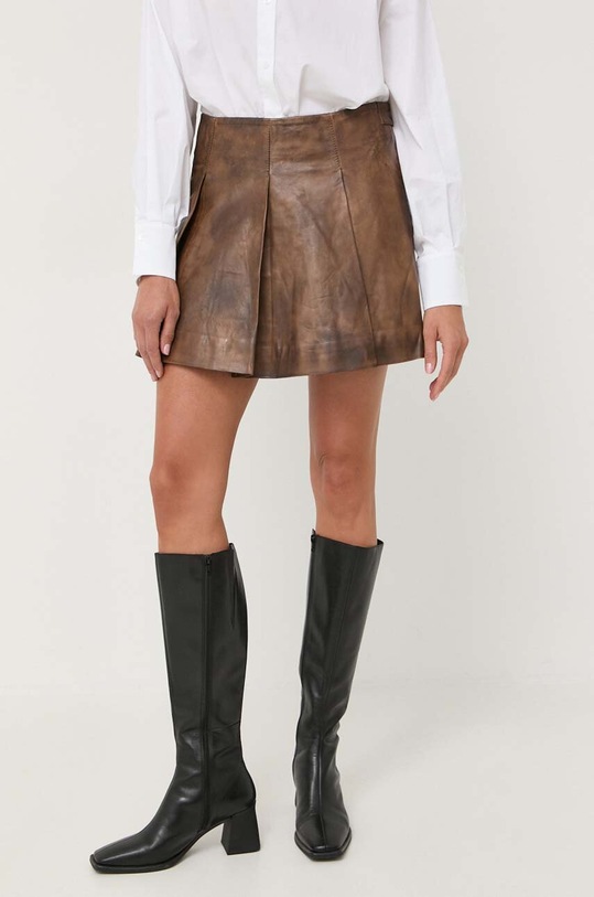 Remain bőr szoknya 500943406 barna AW23