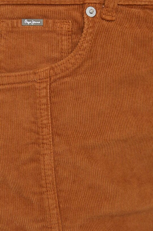 Pepe Jeans spódnica sztruksowa Vicky brązowy PL901076.859