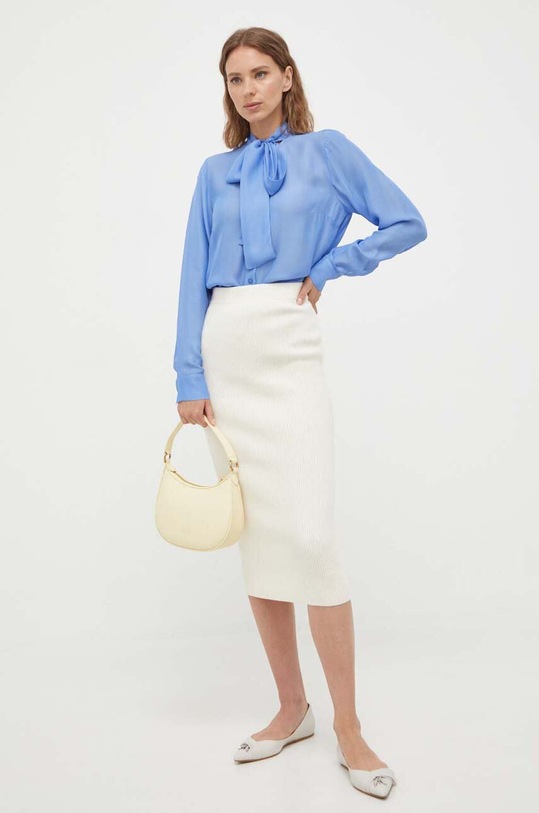 MICHAEL Michael Kors fusta de lana MF370AB4VR bej AW23