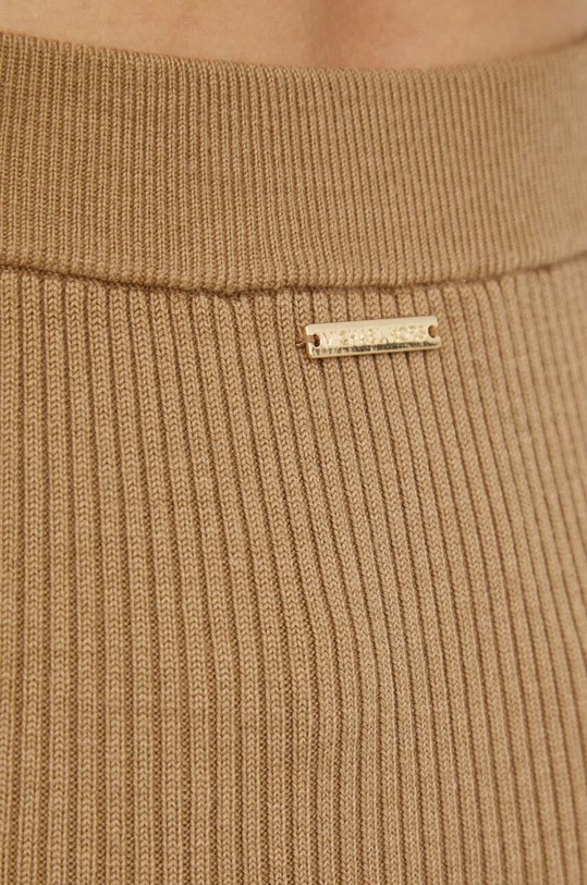 MICHAEL Michael Kors spódnica wełniana brązowy MF370AB4VR