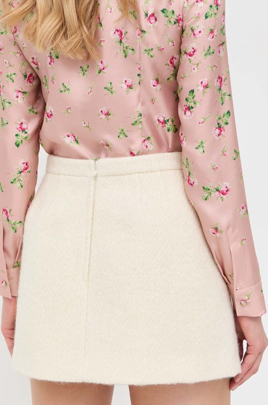 Odzież Red Valentino spódnica wełniana 3R3RAC256V2 beżowy