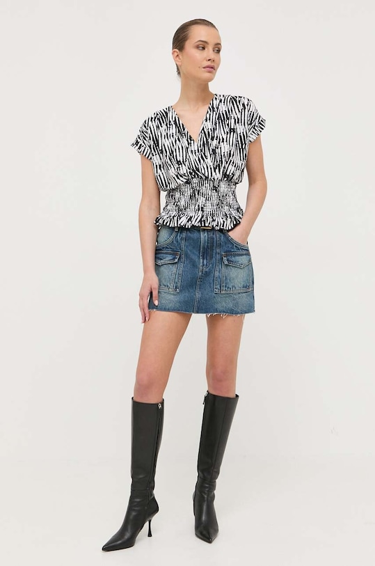 Miss Sixty spódnica jeansowa 6T2KJ0370000 granatowy AW23