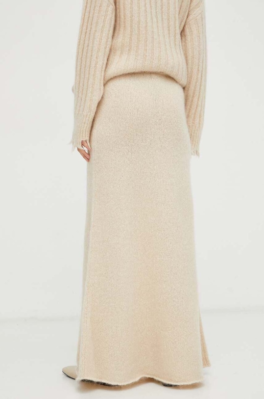 Odzież Herskind spódnica wełniana 4924970 beżowy