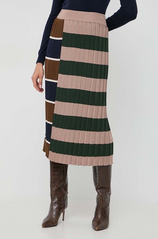 Weekend Max Mara fusta de lana uni bej 2353060233600