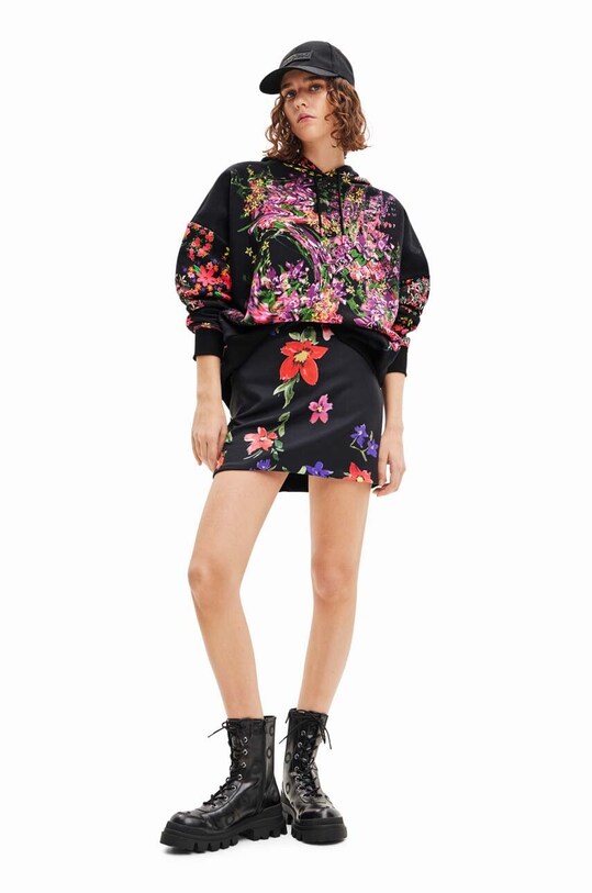 Desigual spódnica czarny 23WWFK04