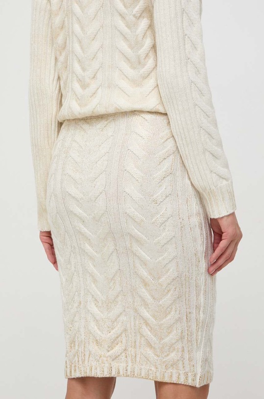 Oblečenie Sukňa s prímesou vlny Guess W3BD86.Z3A50 béžová