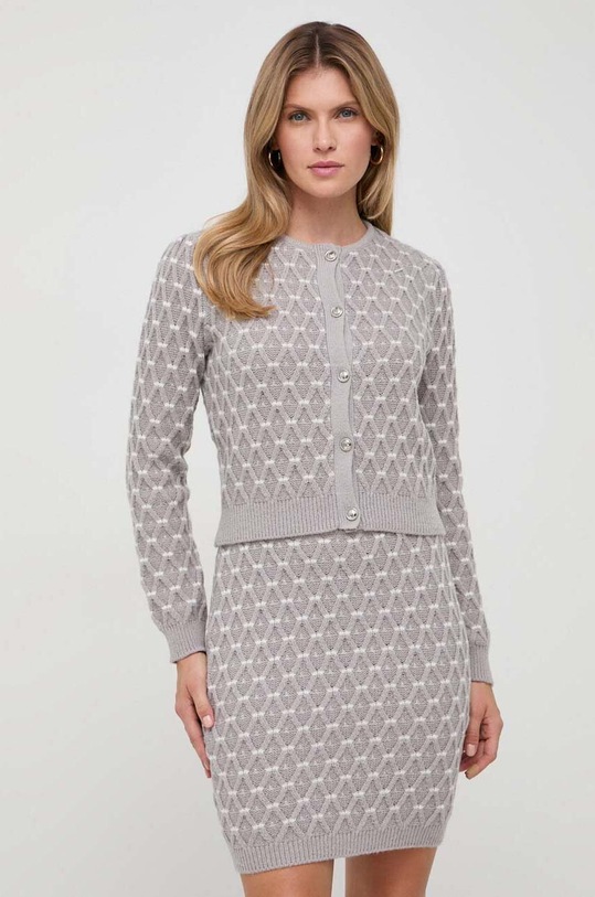 Sukňa Guess W3BD0N.Z3BF2 sivá AW23