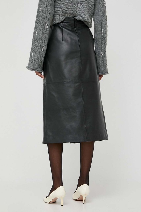 Îmbrăcăminte Luisa Spagnoli fusta de piele 540238 negru