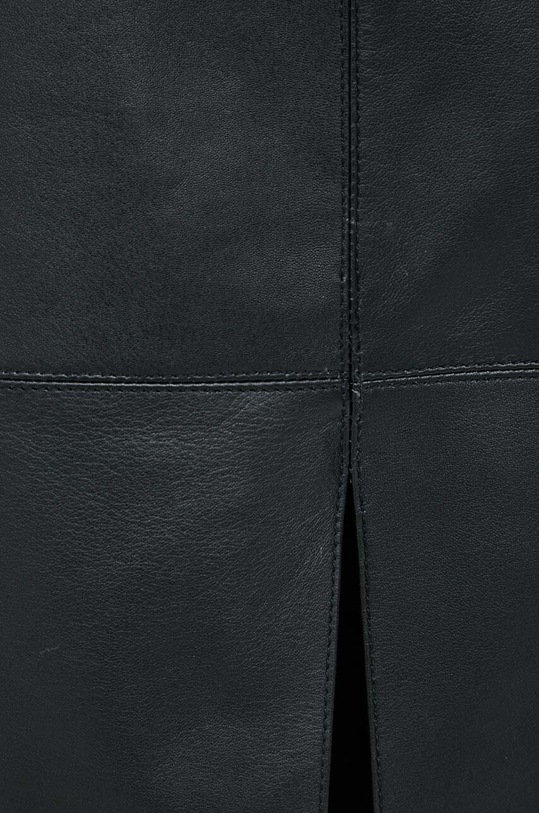 Luisa Spagnoli fusta de piele 540238 negru