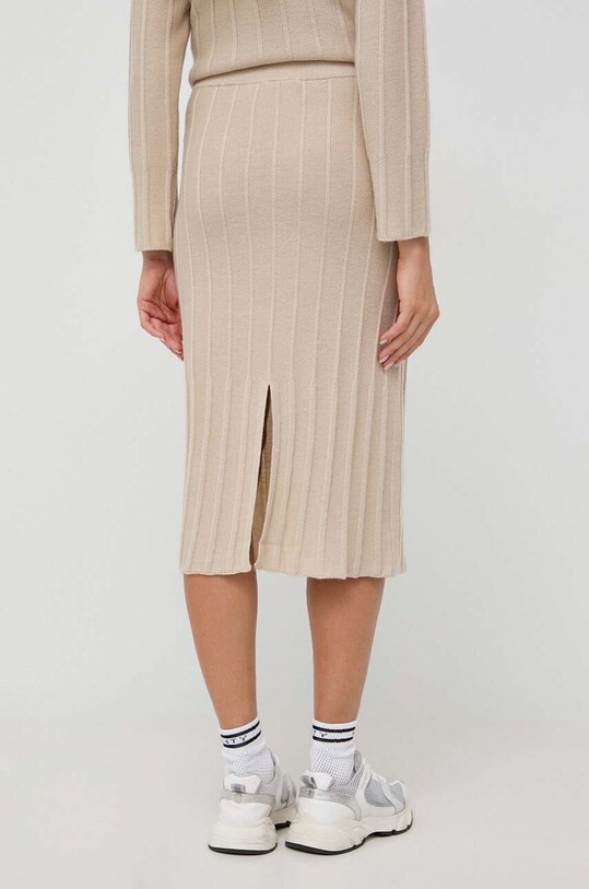 Ρούχα Μάλλινη φούστα Max Mara Leisure 2333060136600 μπεζ