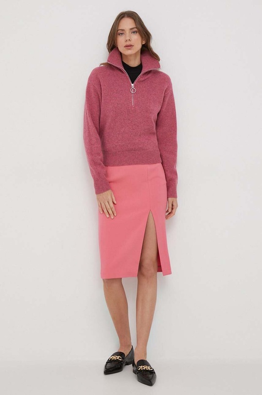 Sukně United Colors of Benetton 49HHD002K.11F růžová AW23