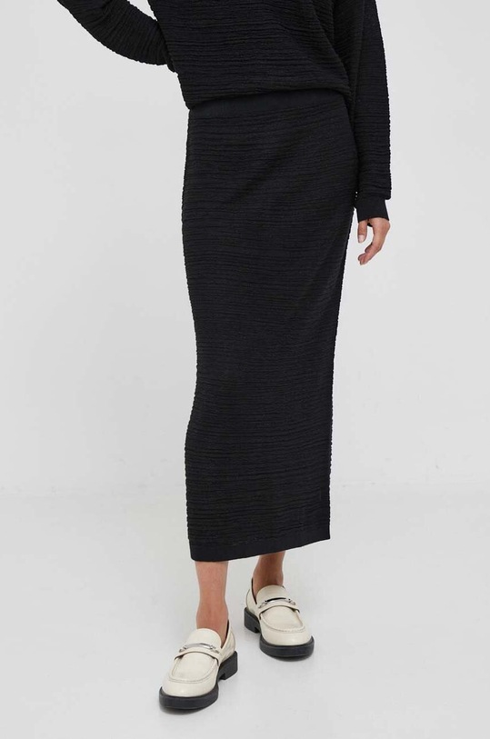 Sisley spódnica casual czarny 11PUM0007.700