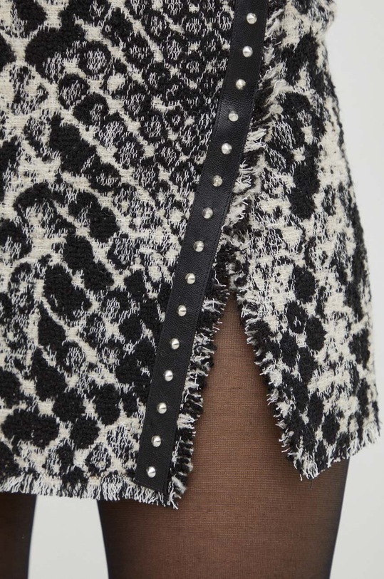 Φούστα από μείγμα μαλλιού Pinko 102327.A1CX μαύρο