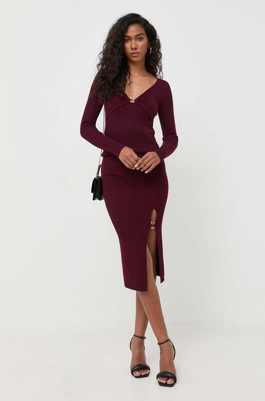 Pinko szoknya 101844.A15S burgundia AW23