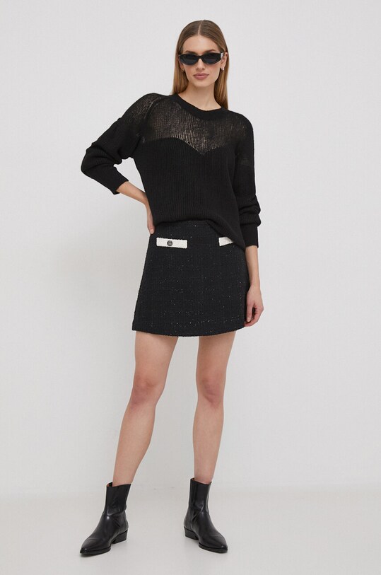 Tommy Hilfiger spódnica WW0WW39738 czarny AW23