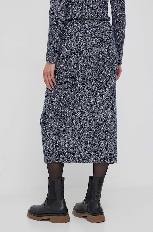 Ruházat Tommy Hilfiger szoknya gyapjú keverékből WW0WW39935 sötétkék