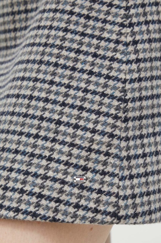 Tommy Hilfiger spódnica wełniana szary WW0WW39736