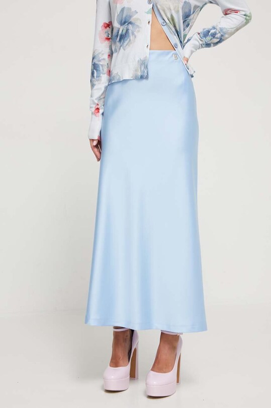 Sukňa Blugirl Blumarine s elastanom modrá RF3136.T4066