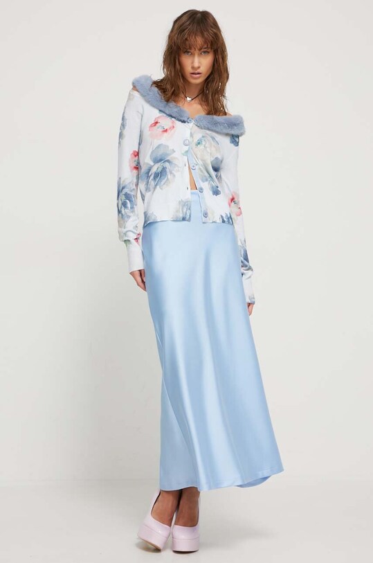Sukňa Blugirl Blumarine RF3136.T4066 modrá AW23