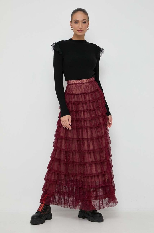 Φούστα Twinset 232TT2072 μπορντό AW23