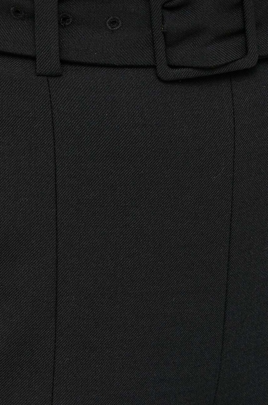 Nohavice s prímesou vlny Twinset 232TT2048 čierna