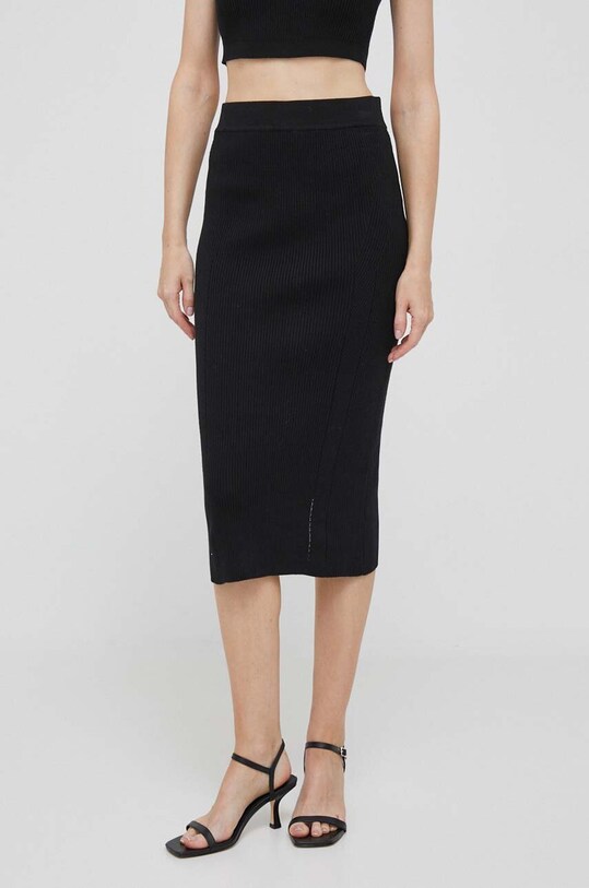 Dkny spódnica z elastanem czarny E3GRAK72