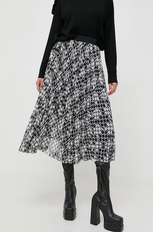 Φούστα Karl Lagerfeld εμπριμέ μαύρο 236W1204