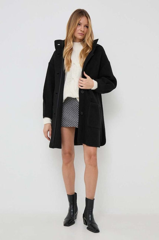 MAX&Co. spódnica wełniana 71041223 czarny AW23